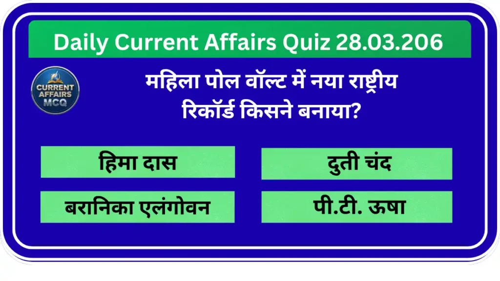 Daily Current Affairs Quiz 28.03.2026